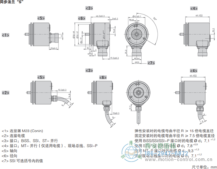 AC58-BiSS/SSI光电绝对值通用编码器(同步法兰S)AC58-BiSS/SSI光电绝对值通用编码器 AC58-BiSS/SSI光电绝对值通用编码器(同步法兰S)AC58-BiSS/SSI光电绝对值通用编码器