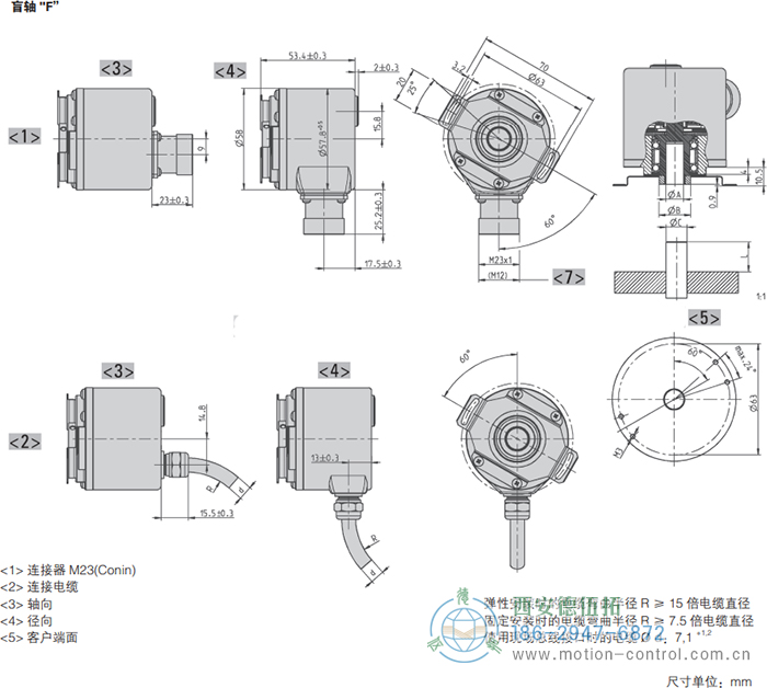 AC58-CANlayer2光电绝对值通用编码器外形及安装尺寸(盲轴F) - 注册HTH官方网站
AC58-CANlayer2光电绝对值通用编码器外形及安装尺寸(盲轴F) - 注册HTH官方网站