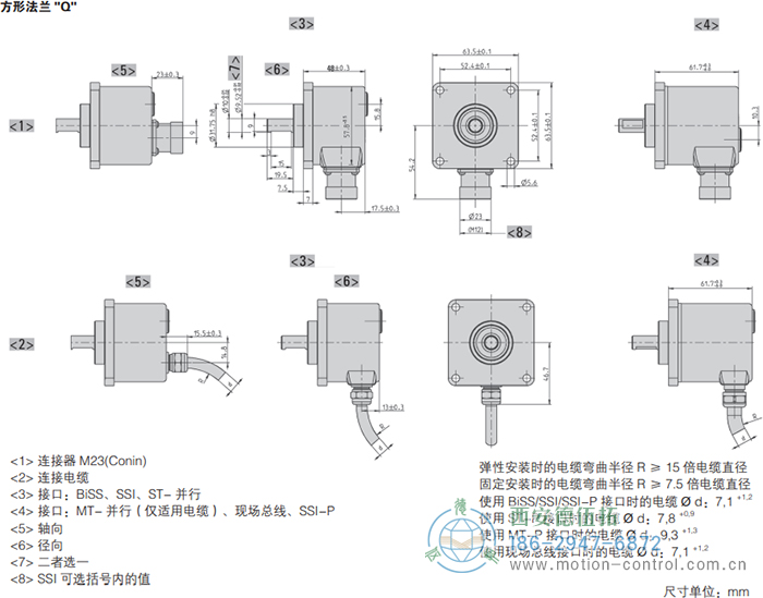 AC58-CANlayer2光电绝对值通用编码器外形及安装尺寸(方形法兰Q) - 注册HTH官方网站
AC58-CANlayer2光电绝对值通用编码器外形及安装尺寸(方形法兰Q) - 注册HTH官方网站