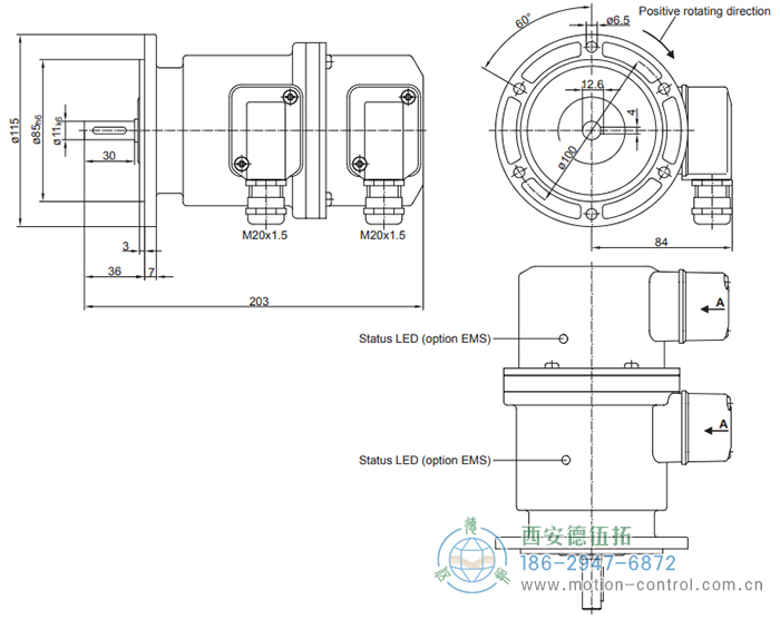 POG9G增量重载编码器(双编码器含两路电气独立的系统) - 注册HTH官方网站
